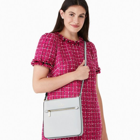 New Kate Spade Sadie North South Crossbody Stone Path - Picture 4 of 4